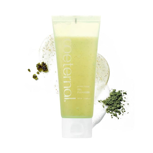 pH Balanced Gel Cleanser, Hydrating Korean Foaming Face Wash with Algae11 & Kelp Powder, Gentle Deep Cleanser for Oily or Sensitive Skin, Non-Comedogenic K-Beauty, 100ml / 3.38 fl.oz.