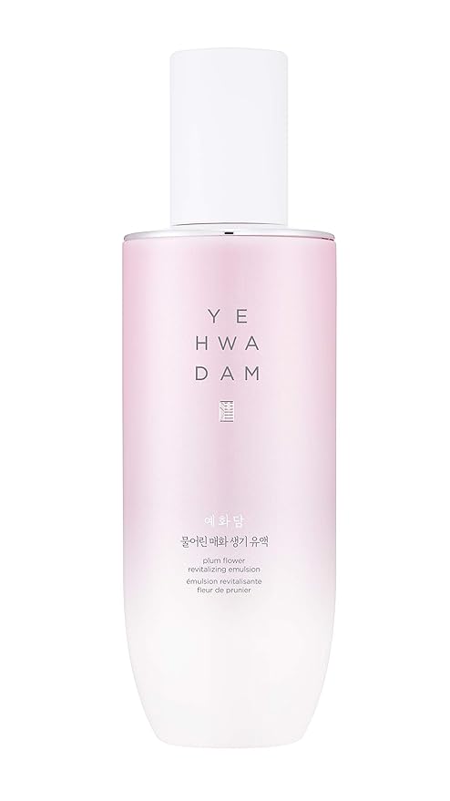 THE FACE SHOP Yehwadam Plum Flower Revitalizing Emulsion | Rich, Nourishing Eye Cream for Face Smooth & Nourishment | Moisturizing Under Eye Bags | Improves Face Skin Elasticity, 4.6 Fl Oz
