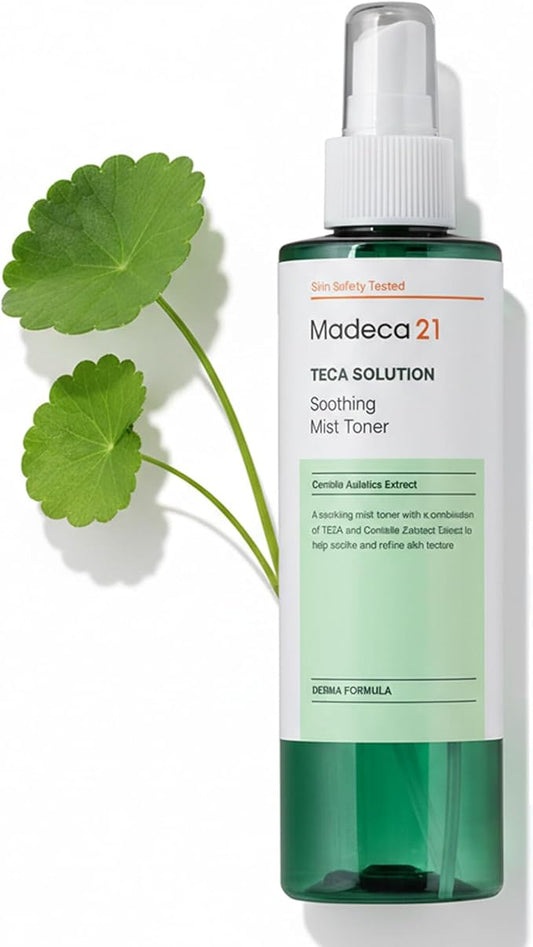 TECA Solution Soothing Mist Toner 200ml – Calming K-Beauty Spray Toner with Centella for Sensitive Skin, Developed by Dongkook Pharmaceutical, Korean Skincare