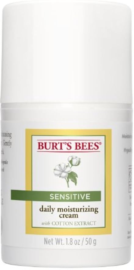 Burt's Bees Sensitive Daily Moisturizing Cream 1.8 oz (Pack of 4)