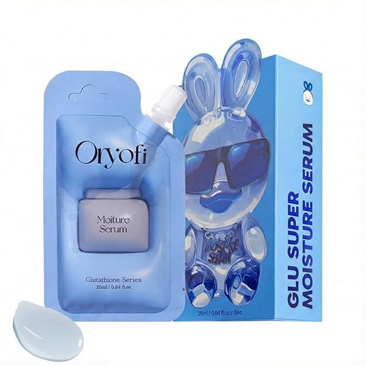Oryofi Glutathione Face Serum, K-Beauty Super Hydrating Glow Serum for Glass Skin, with Hyaluronic Acid & Aloe Vera, Moisturizing & Brightening Treatment, 0.85 fl.oz x 3 Count